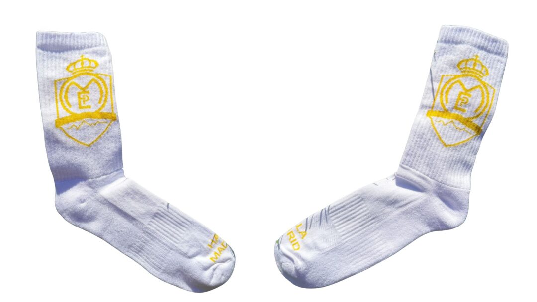 Ponožky HALAMADRID Unisex,  bielo-zlaté