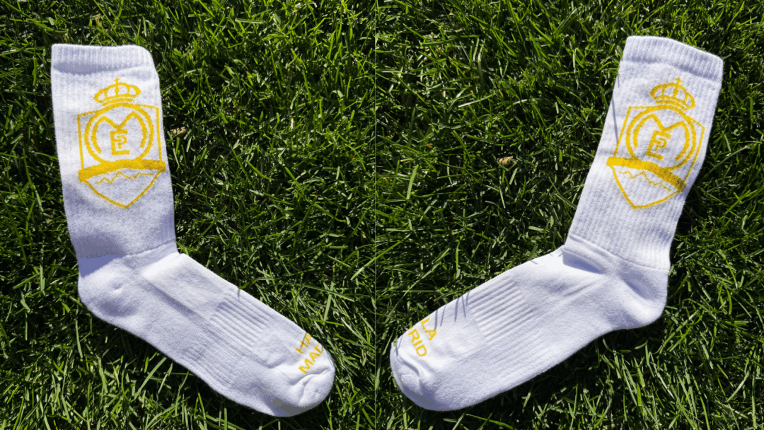 Ponožky HALAMADRID Unisex,  bielo-zlaté